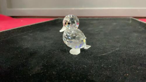 SMALL CRYSTAL DUCK - UNKNOWN IF SWAROVSKI (NO MARKINGS)