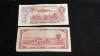 (2) CANADA $2 BILLS - 1954 & 1974 - 2