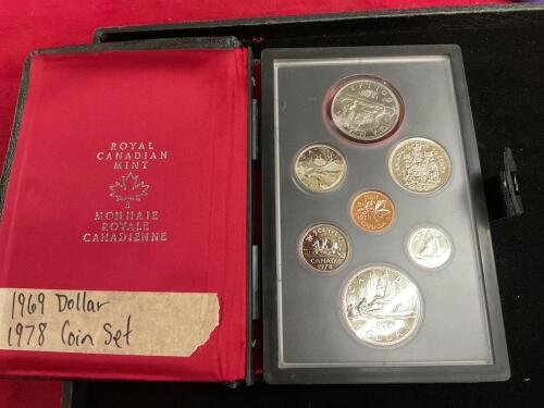 1978 CANADA COIN SET W/ REPLACEMENT 1969 DOLLAR