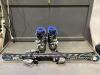 (2) NORDICA SNOW BOOT SKIS & (2) FORMULA-ELAN DOWN-HILL SKIS