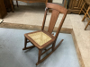 WOODEN NURSING ROCKER