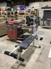 POWERFLEX-220 FLAT BENCH W/ BAND ATTACHMENTS & LEG CURLS