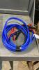 BOOSTER CABLES, SMALL 12V AIR COMPRESSOR, EXTENSION CORD - 2