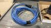 BOOSTER CABLES, SMALL 12V AIR COMPRESSOR, EXTENSION CORD - 4
