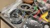 BOX W/ VENT COVERS, CHECK VALVE, GATE HARDWARE, SHELF BRACES, GOLF CLOCK, - 2