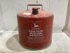 JOHN DEERE 6-GALS.-3-1/2 PTS SNOWMOBILE GASOLINE CAN