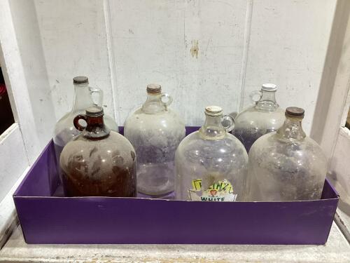 (6) ANTIQUE BOTTLES