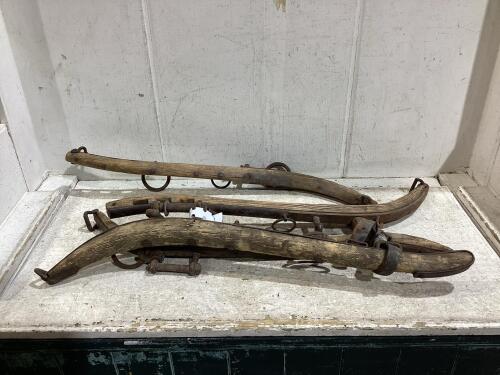 (4) ANTIQUE HAMES
