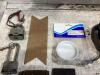 ANTIQUE BOX OF MISCELLANEOUS W/ TOY TRANSFORMER, SOLE DISTRIBUTOR & KEY LOCKS - 4