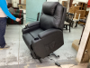 BLACK VINYL RECLINER-ELECTRIC - 3