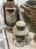 ANTIQUE TUB W/ (4) LANTERNS - 6