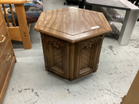 SIX SIDED SIDE TABLE