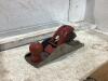 ANTIQUE BOX W/ LEVELS, PLANES, CHISELS & FISHERMAN'S RULER - 3
