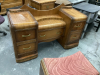 ANTIQUE VANITY DRESSER W/BENCH