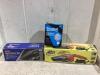 SHOP BOX W/ BENEHAL PARTICULATE RESPIRATOR, AUTO POWER-VAC & 12V CAR-VAC