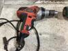 SHOP BOX OF CORDED TOOLS W/ MAKITA 1/2" IMPACT WRENCH & B-D DRILL - 3