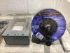 SHOP BOX W/ ELETRICAL BOX, CANISTER AUGER, NIBBLING TOOL, BOOT-SHOE WARMER & MISCELLANEOUS - 2