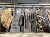 TOOL BOX OF MISCELLANEOUS W/ CHISELS, ASSORTED BOLS & SCREWS - 4