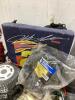 SHOP BOX OF MISCELLANEOUS W/ CAR WASH, SPLIT LOOM & HOOK - 8