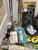 BOX W/ FISHING BAITS, HAT, ENERGIZER, BUCKMARK EMBLEM & MISCELLANEOUS - 2