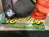 BOX W/ FISHING BAITS, HAT, ENERGIZER, BUCKMARK EMBLEM & MISCELLANEOUS - 4
