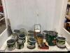SHOP CRATE OF ASSORTED PAILS OF NAILS
