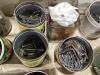 SHOP CRATE OF ASSORTED PAILS OF NAILS - 4