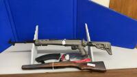 SKS SEMI-AUTO W/ (2) BLOCKED CLIPS, ORIGINAL WOOEN STOCK W/ BAYONETTE&hellip;SERIAL EO217&hellip;PAL REQUIRED FOR PURCHASE