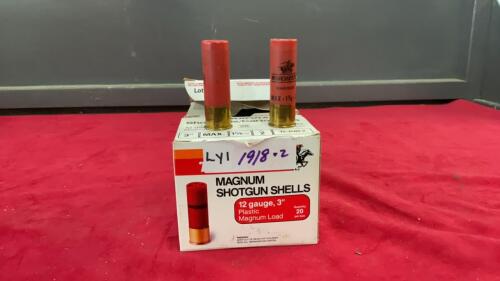 (31) LIVE ROUNDS WINCHESTER 3&rdquo; 12 GA MAGNUM SHOT SHELLS&hellip;&hellip;PAL REQUIRED FOR PURCHASE