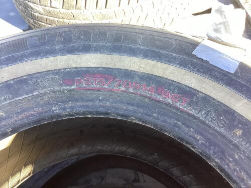 (2) P215/70R14-94T M+S - TIGER PAW TIRES