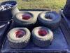 (4) MIXED TIRES - (2) 15X6.00-6, (2) 20X8.00-8 - 3