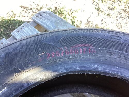 225/55R17 - COOPER EVOLUTION TIRE