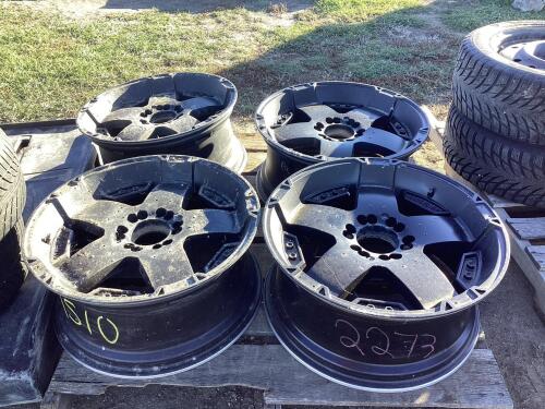 (4) 12-BOLT RIMS 9"