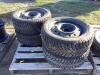 (4) 205/55R16 - ICE PREY BLACK HAWK TIRES W/ 5-BOLT RIMS - 2