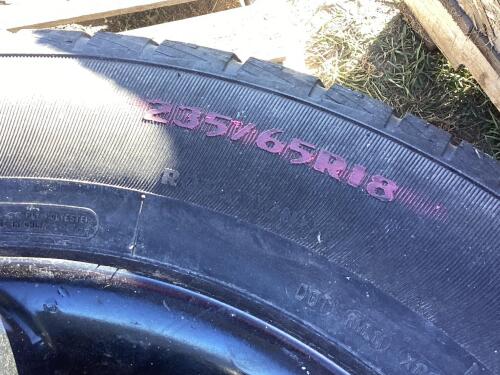 (4) 235/65R18 - MOTOMASTER TIRES W/ 5-BOLT RIMS
