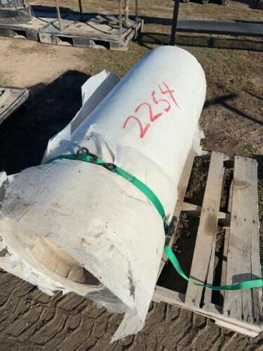 Roll of fibre mat