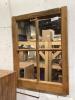 WOODEN WINDOW MIRROR