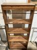 WOODEN BOOK SHELF