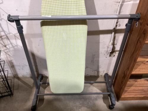 FOLDABLE IRON BOARD & CLOTHES HANGER