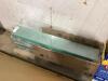 (2) WOODEN SHELFS W/ GLASS DOORS & (2) WOODEN CABINETS - 3