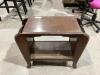 END TABLE MAGAZINE RACK