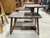 (2) WOODEN END TABLES - 3