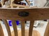 OLD OAK OFFICE CHAIR - 3
