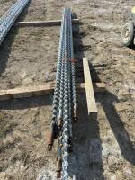 Nine pieces of polished Rod