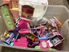 LARGE TOTE W/ BARBIE TOYS - 2