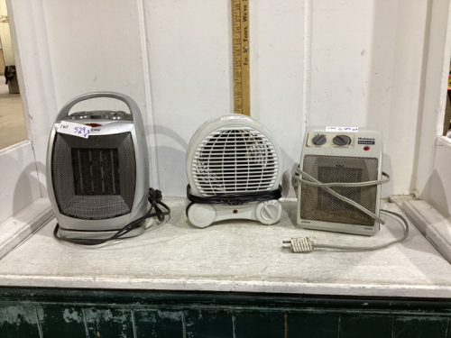 (3) SMALL HEATERS