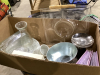 BOX OF DECOR & HOUSEHOLD ITEMS - 3