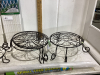 METAL PLANT STANDS, PLASTIC GARDEN TRELLIS, - 2