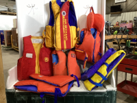 ASSORTMENT OF LIFE JACKETS