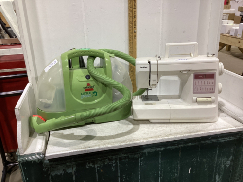 BROTHER SEWING MACHINE(INCOMPLETE), LITTLE GREEN MACHINE